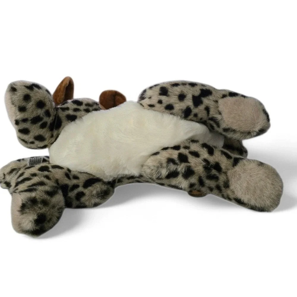 Chrisha Playful Plush Leopard Cub Spotted Stuffed Animal 18235 Korea‎ Tan Black